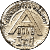 Manhattan Project Atomic Bomb Pin