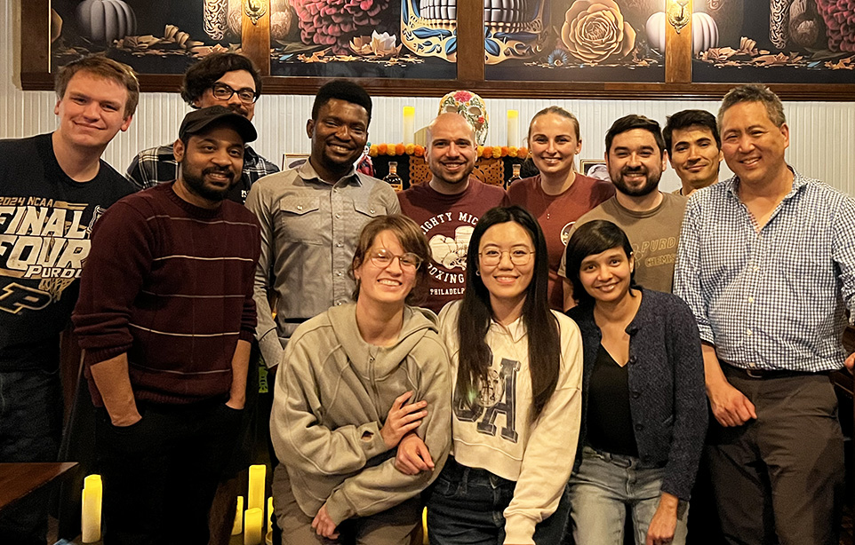 thesis celebration at NomNoms