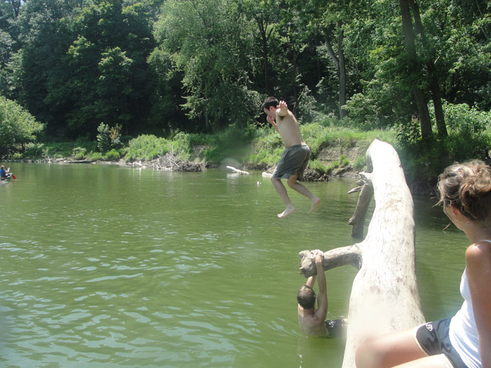 Canoe jump