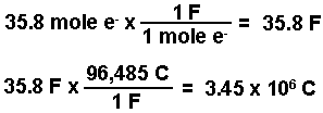 Finding the coulombs of charge