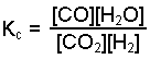 Equilibrium Expression for Reaction