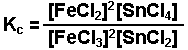 Equilibrium Expression K<sub>c</sub >