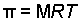 Equation for osmotic pressure