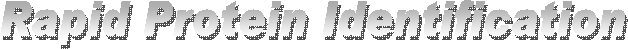 Rapid Protein Identification