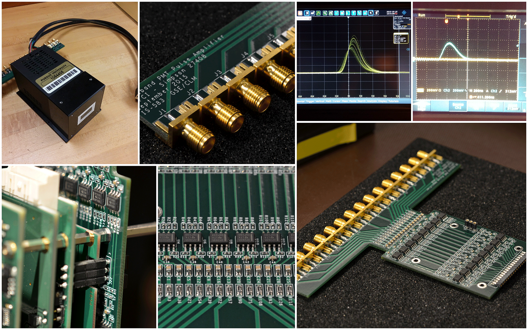 High Bandwidth 16-Channel PMT Amplifier