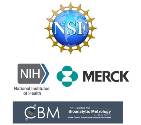 NSF, NIH, Merck and The Center for Bioanalytic Metrology.