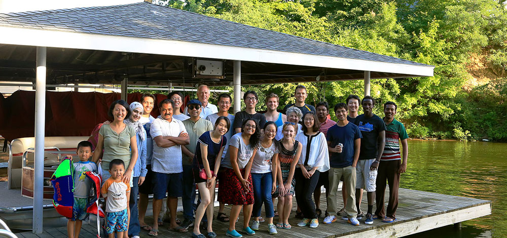The Low Lab group in the summer.