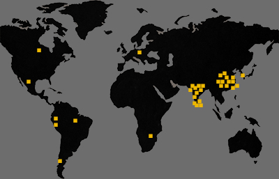 Incoming International Map