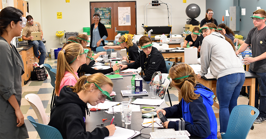 Electrochemistry lab experiment at Purdue