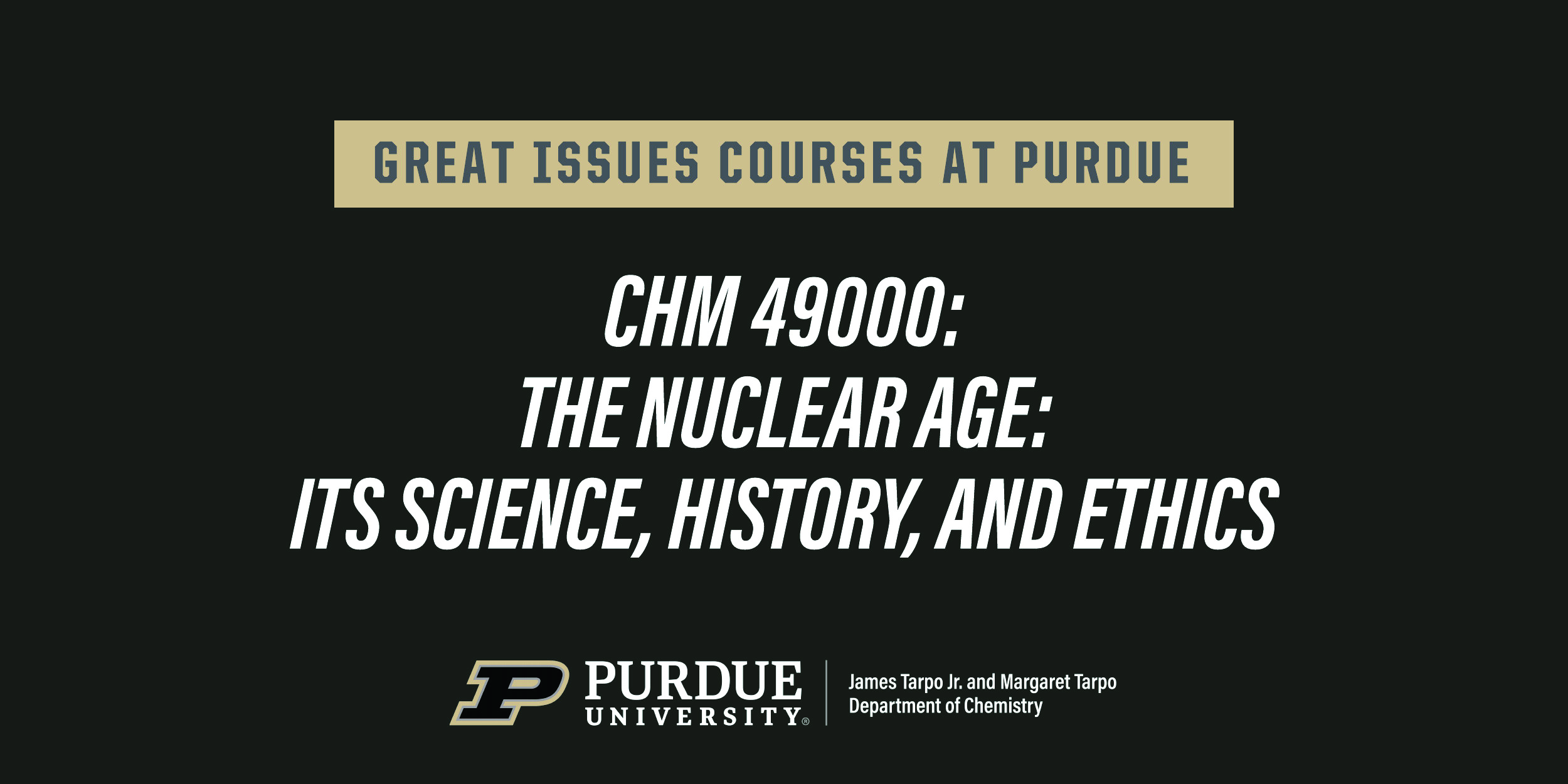 CHM49000 Course Title