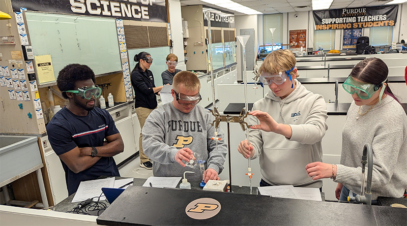 Students in lab