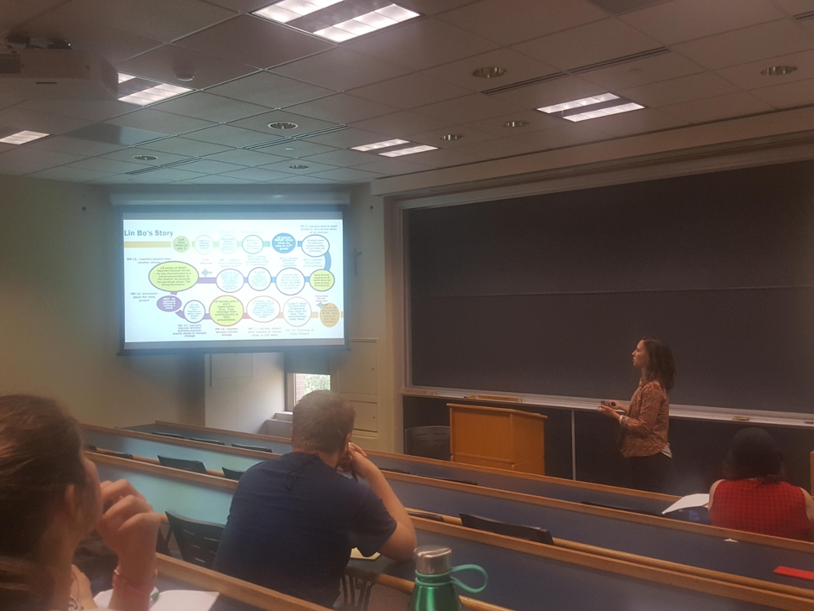 Casey presenting at BCCE 2018