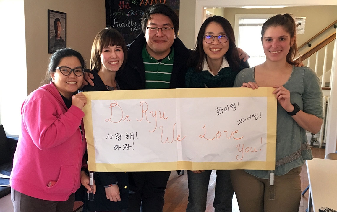 The Ryu Group showing our support for our PI!