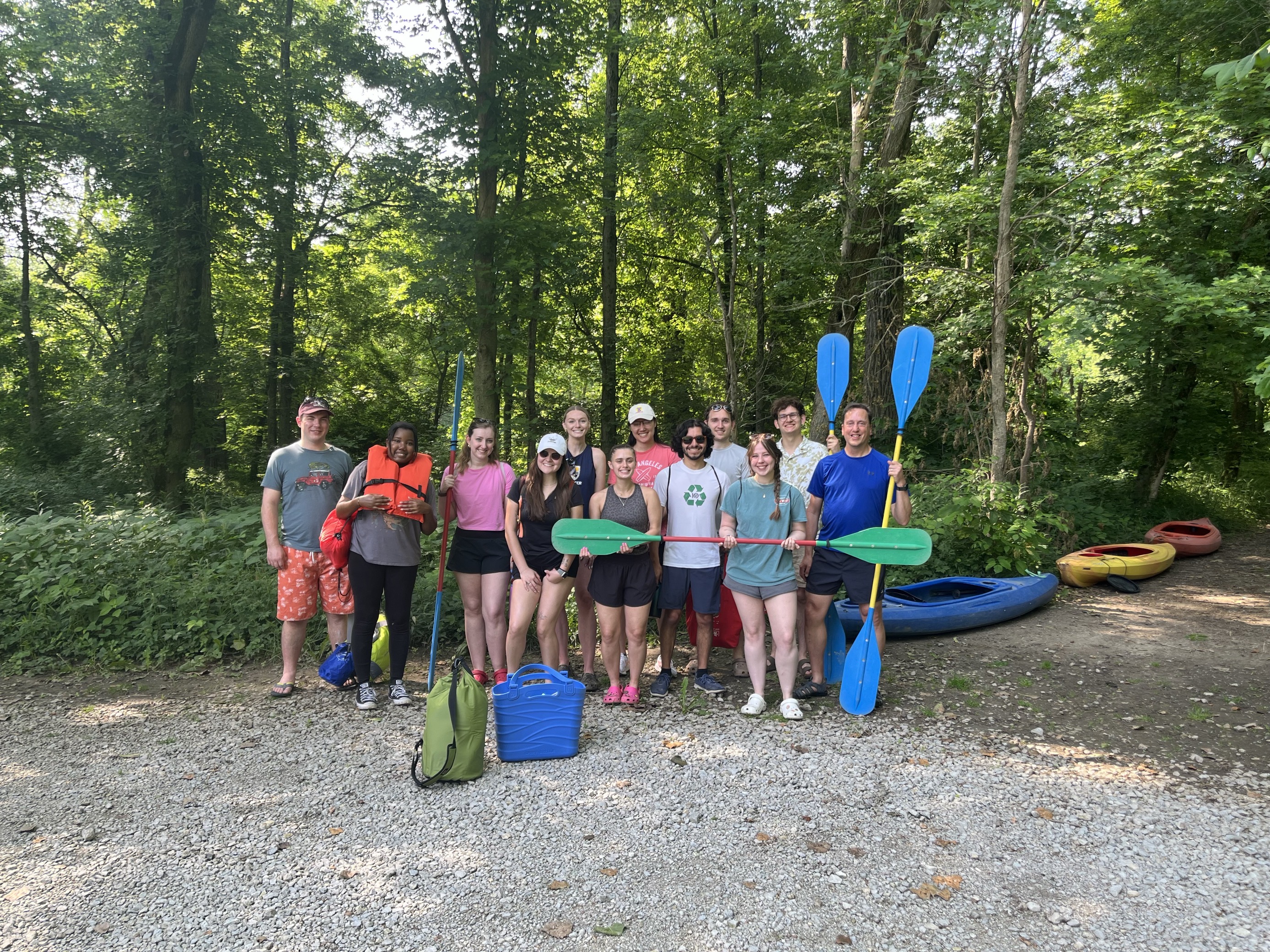 Group kayak trip to Wildcat Creek