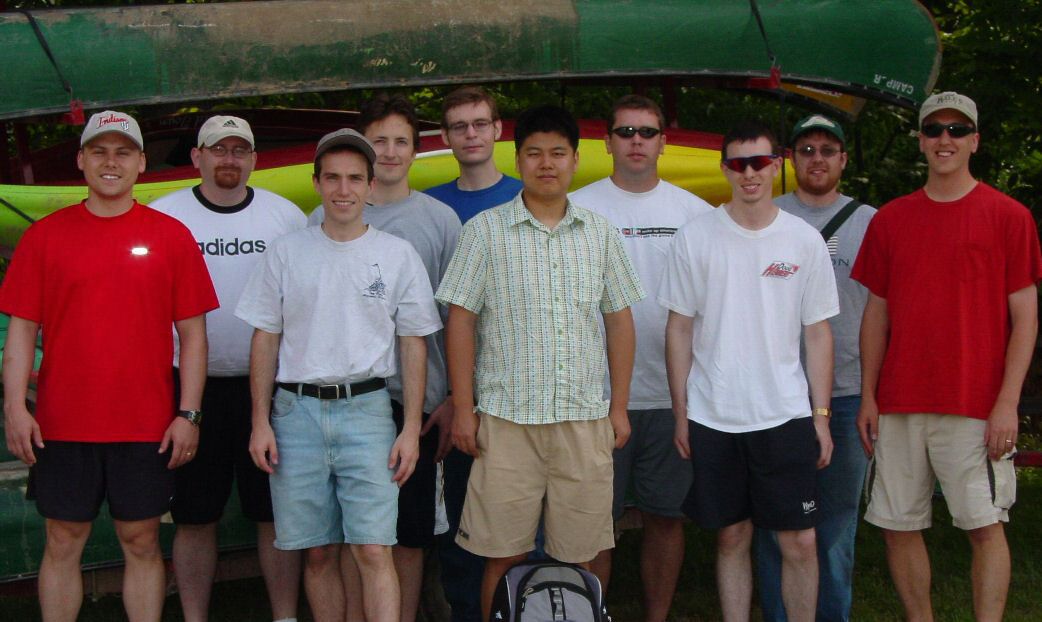 Andy Moad, Scott Goeken, Brian Lynch, John Perry, Al Hilton, Tian Shen, Ryan Plocinik, Chris Dehen, Kyle Jacobson, Garth Simpson  